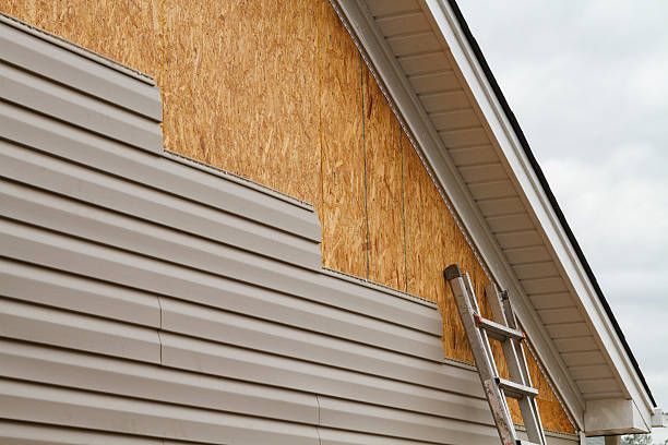 Professional Siding Replacement technician working in Caret, VA